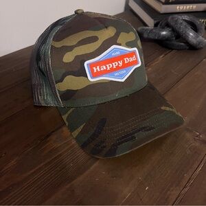 NEW Happy Dad Camo Classic Trucker Hat SnapBack Camouflage